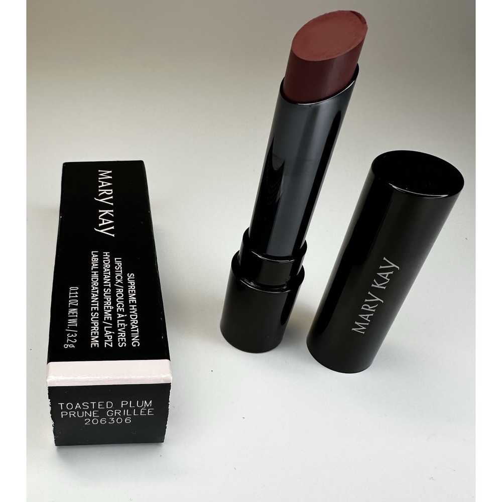 MARY KAY SUPREME HYDRATING LIPSTICK TOASTED PLUM 206306 NEW IN BOX